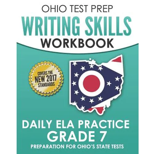 OHIO TEST PREP Writing Skills Workbook Daily ELA Practice Grade 7: Preparation for Ohio's English Language Arts Tests - Paperback