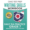 OHIO TEST PREP Writing Skills Workbook Daily ELA Practice Grade 7: Preparation for Ohio's English Language Arts Tests - Paperback