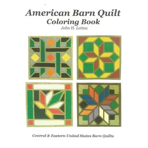American Barn Quilt Coloring Book - Paperback