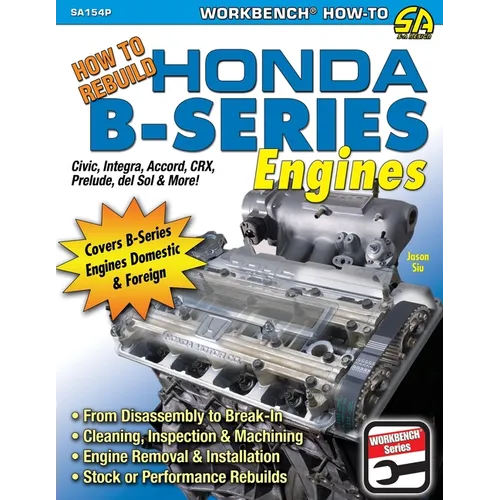 How to Rebuild Honda B-Series Engines - Paperback