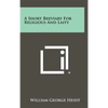 A Short Breviary For Religious And Laity - Hardcover