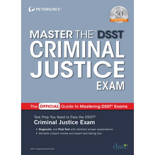 Master the Dsst Criminal Justice Exam - Paperback