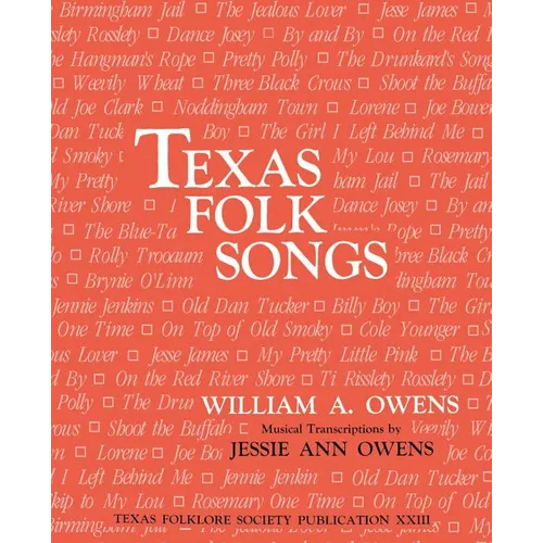 Texas Folk Songs - Paperback