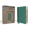 NIV, Personal Size Reference Bible, Large Print, Imitation Leather, Blue, Indexed, Red Letter Edition, Comfort Print - Imitation Leather