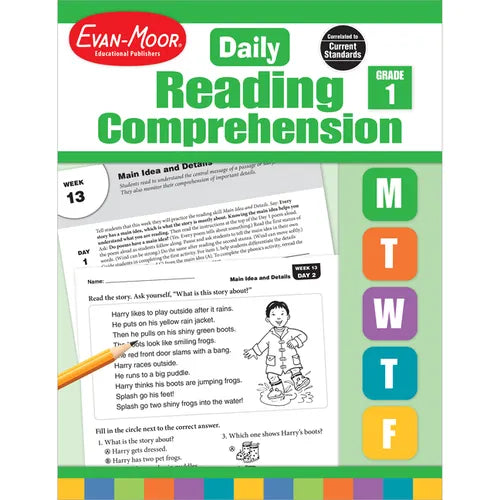 Daily Reading Comprehension, Grade 1 Te - Paperback