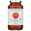 DAVES GOURMET: Organic Heritage Red Pasta Sauce, 24 oz