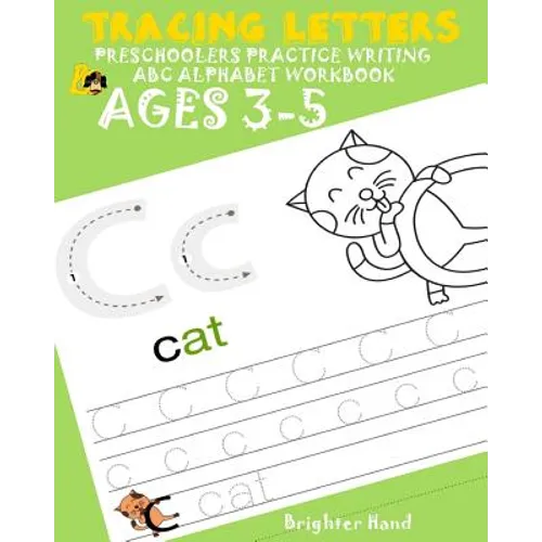 TRACING LETTER Preschoolers*Practice Writing*ABC ALPHABET WORKBOOK, KIDS*AGES 3-5: Alphabet Letters*EXTRA LARGE - Paperback