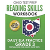 OHIO TEST PREP Reading Skills Workbook Daily ELA Practice Grade 3: Practice for Ohio's State Tests for English Language Arts - Paperback