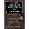 What College Trustees Need to Know: Second Edition 2019-2020 - Hardcover