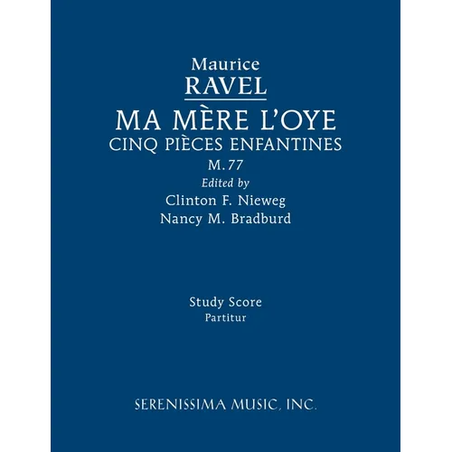 Ma mère l'oye, M.77: Study score - Paperback
