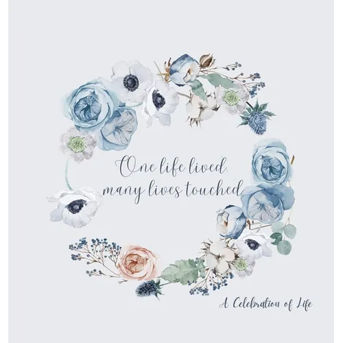 Celebration of life, funeral book, Condolence book to sign (Hardback cover) - Hardcover