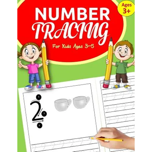 Number Tracing Books for Kids ages 3-5: Number Tracing Book for Preschoolers: Number Writing Practice for Kindergarten and kids ages 3-5 + bonus pages - Paperback