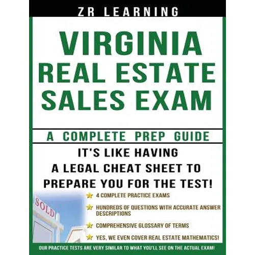 Virginia Real Estate Sales Exam Questions - Paperback