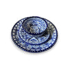 5-Piece Talavera Dinnerware Set | Blue & White Tableware for 1