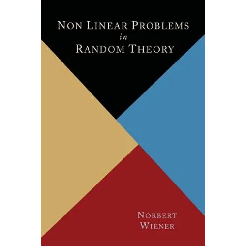 Nonlinear Problems in Random Theory - Paperback