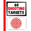 60 Shooting Targets: Large Paper Perfect for Rifles / Firearms / BB / AirSoft / Pistols / Archery & Pellet Guns - Paperback