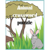 Animal crossword puzzle: Fun and Educational Animal Crossword Puzzles for Kids! - Paperback