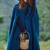 Hooded Shawl Extended Cape Coat | Versatile 5-Color Hooded Shawl Poncho (MOA088)