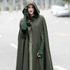 Hooded Shawl Extended Cape Coat | Versatile 5-Color Hooded Shawl Poncho (MOA088)