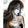 Faces of Fantasy Greyscale Coloring Book - Paperback