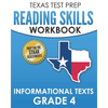 TEXAS TEST PREP Reading Skills Workbook Informational Texts Grade 4: Preparation for the STAAR Reading Assessments - Paperback