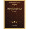 Fragments Of The Book Of The Great Logos According To The Mystery - Paperback