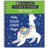 Brain Games - Sticker by Number: Be Cool - Spiral