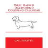 Wire Haired Dachshund Coloring Calendar - Paperback