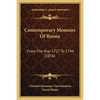Contemporary Memoirs Of Russia: From The Year 1727 To 1744 (1856) - Paperback