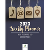 2023 Weekly Planner with Password and Contact Pages - Paperback
