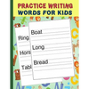 Practice Writing Words for Kids: Words Writing Exercise Workbook - Green - Paperback
