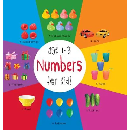 Numbers for Kids age 1-3 (Engage Early Readers: Children's Learning Books) with FREE EBOOK - Hardcover