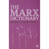The Marx Dictionary - Paperback