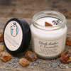 Black Amber & Lavender | Essential Oil | 3 oz Jar Candle