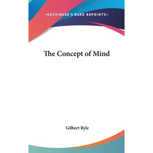The Concept of Mind - Hardcover