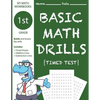 1st Grade Basic Math Drills Timed Test: Builds and Boosts Key Skills Including Math Drills, Addition and Subtraction Problem worksheets . (SPI Math Wo - Paperback