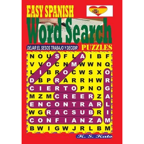 EASY SPANISH Word Search Puzzles - Paperback