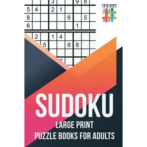 Sudoku Large Print Puzzle Books for Adults - Paperback