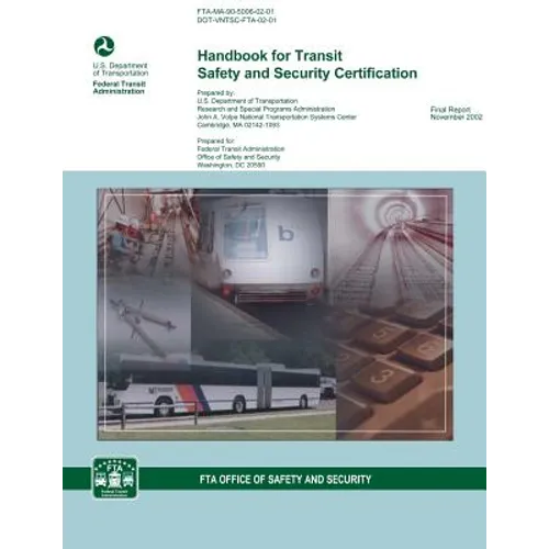 Handbook for Transit Safety and Security Certification - Paperback