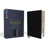 Niv, Thompson Chain-Reference Bible, Large Print, Bonded Leather, Black, Red Letter, Comfort Print - Bonded Leather