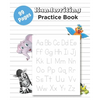 Handwriting Practice Book: 99 Pages English Handwriting Practice Book Writing Paper for letters with Lines Cursive Handwriting Paper Three lines - Paperback