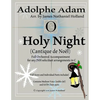 O Holy Night (Cantique de Noel) for Orchestra, Soloist and SATB Chorus: (Key of C) Full Score in Concert Pitch and Parts Included - Paperback