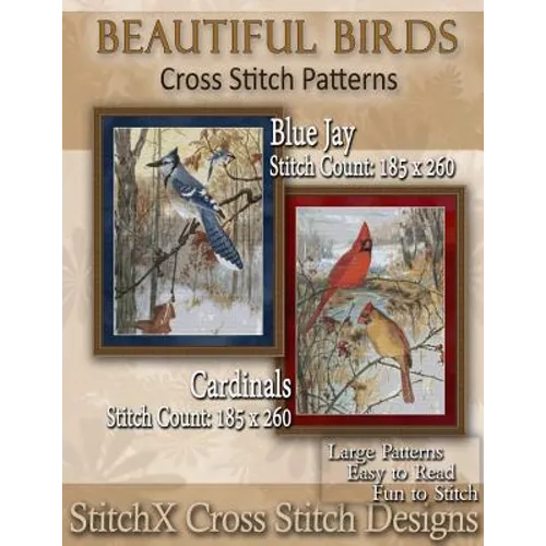 Beautiful Birds Cross Stitch Patterns - Paperback