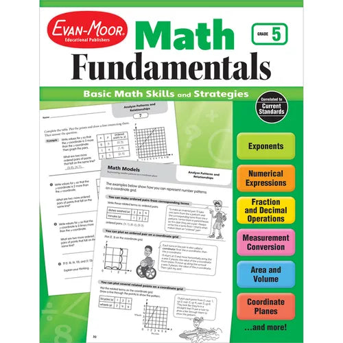 Math Fundamentals, Grade 5 - Paperback