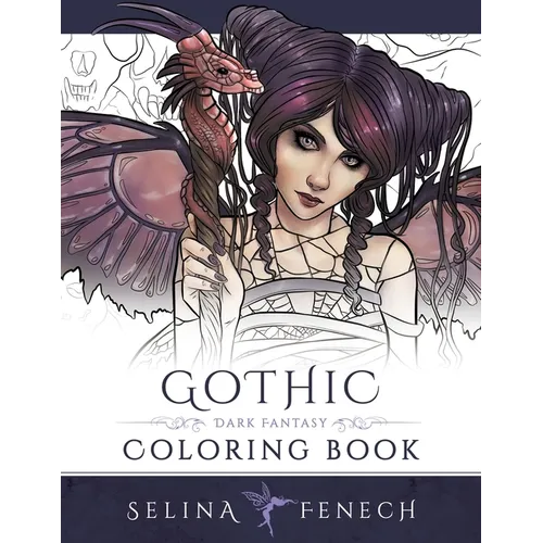 Gothic - Dark Fantasy Coloring Book - Paperback