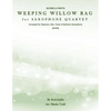 Weeping Willow Rag for Saxophone Quartet (SATB): Score & Parts - Paperback