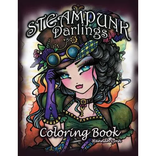 Steampunk Darlings Coloring Book - Paperback