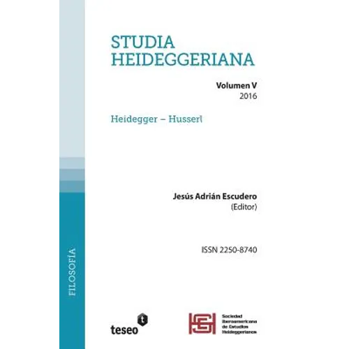 Studia Heideggeriana Vol. V: Heidegger - Husserl - Paperback