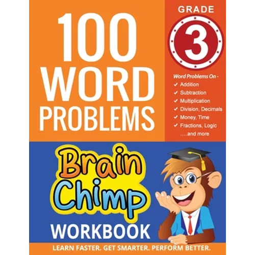 100 Word Problems: Grade 3 Math Workbook - Paperback