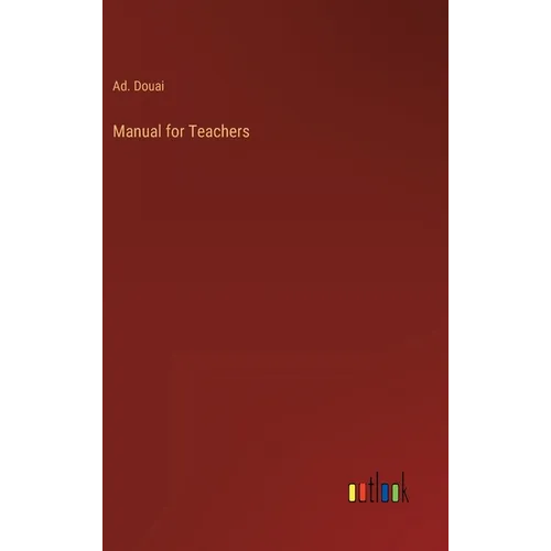 Manual for Teachers - Hardcover